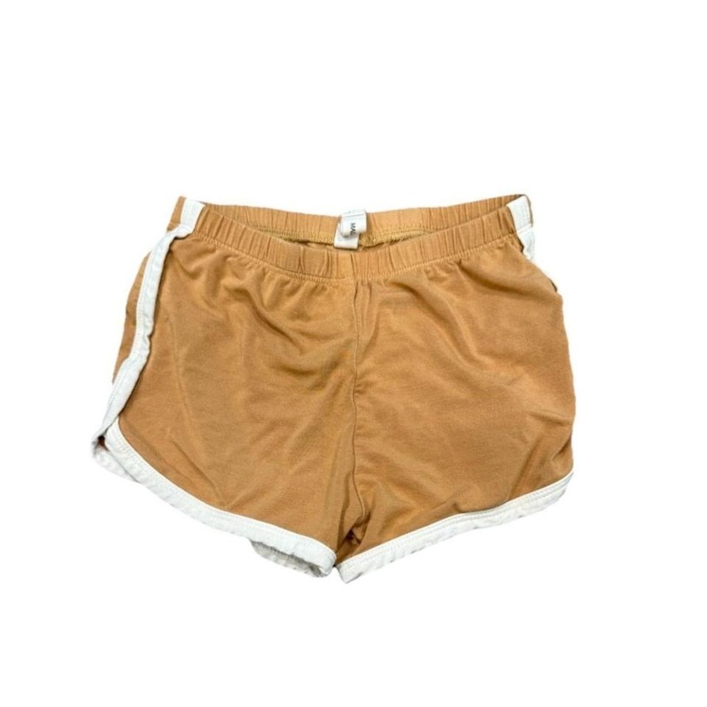 Baby sprouts bamboo track shorts tan brown unisex 2T‎ running